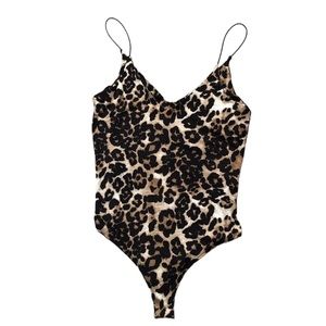 Gaze leopard bodysuit